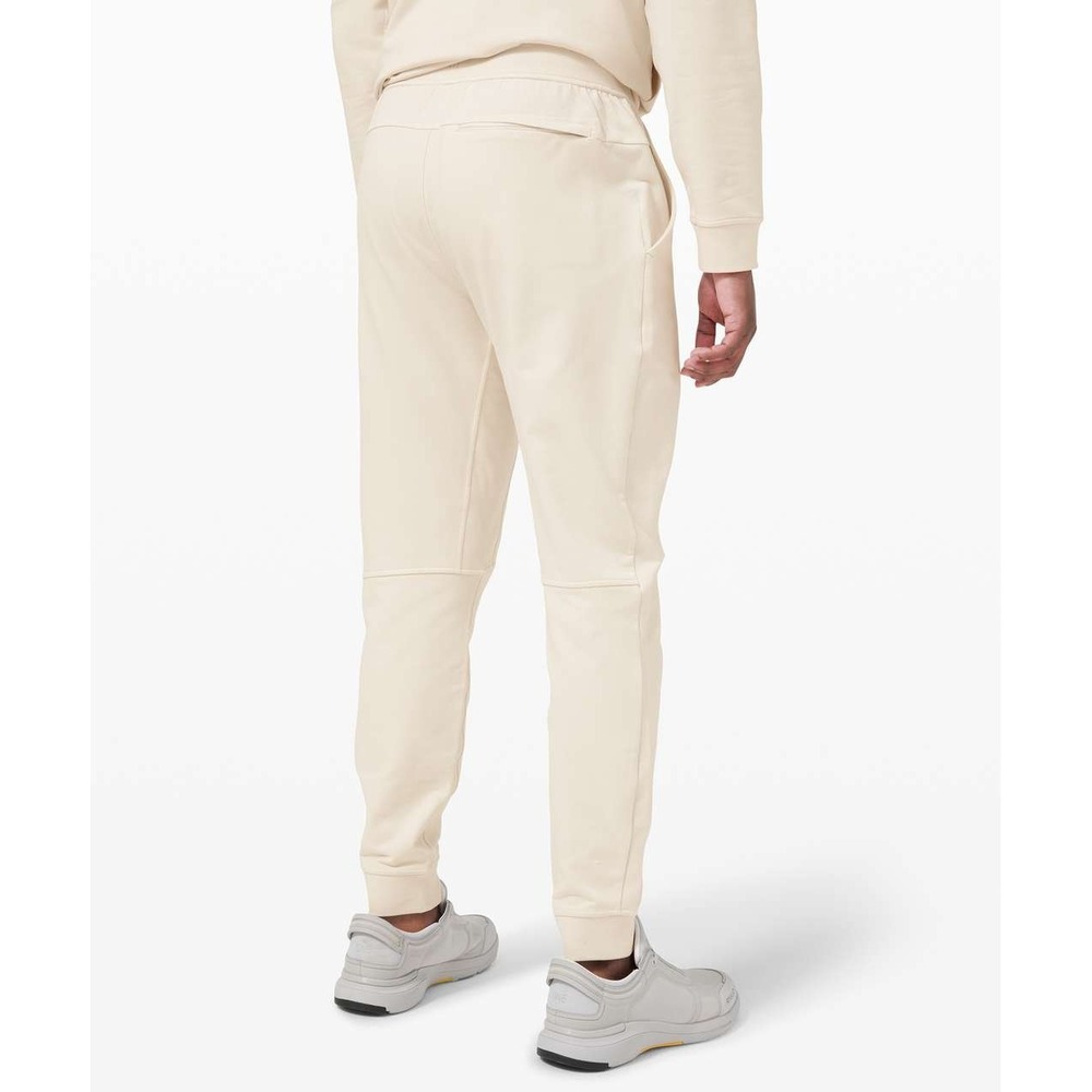 Lululemon Size M Cream Tan City Sweat Joggers Athletic Loungewear‎